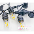 SL-50 Impermeable 15M 15 sockets Cadena de iluminación Comercial grado E26 E27 Holiday LED Cadena de luz